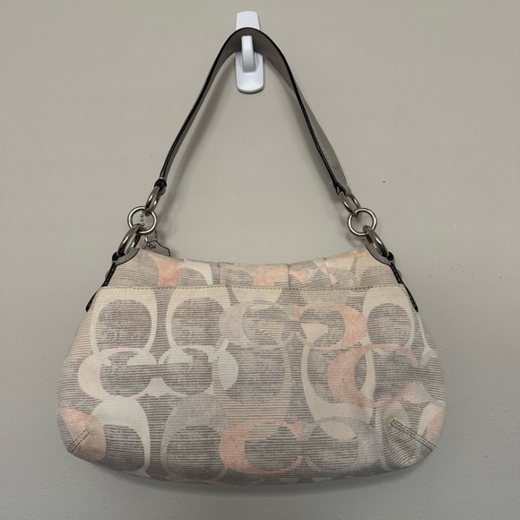 Coach RARE Soho Optic Grey & Pink Shoulder Flap Bag F19238 main image 2